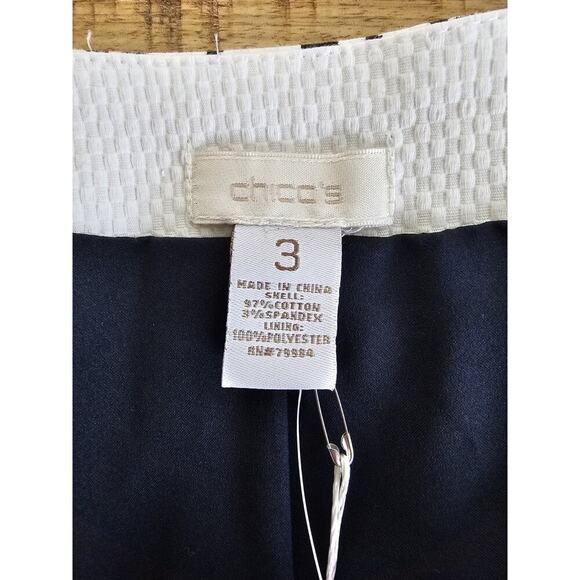 Chico's Hayden Blazer Jacket Women's Size 3/XL Navy Blue NWT - Picture 7 of 11